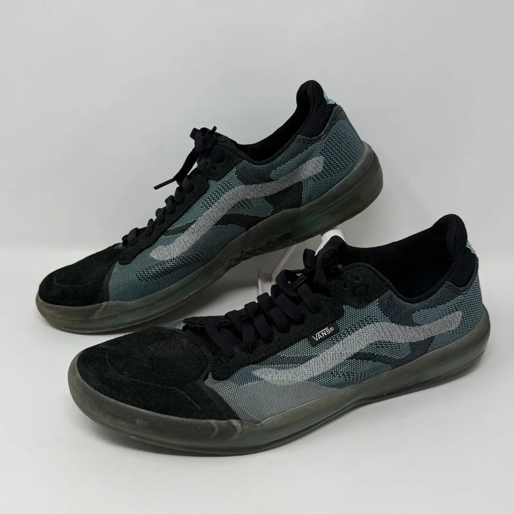 Vans EVDNT UltimateWaffle SE Bikes Black Teal Sneakers Mens 11.5 721356